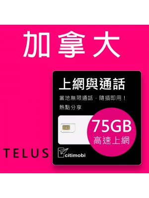 加拿大上網 - 15天-30天高速上網卡(可通話)